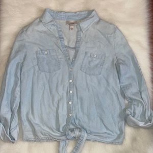 Denim Button Down